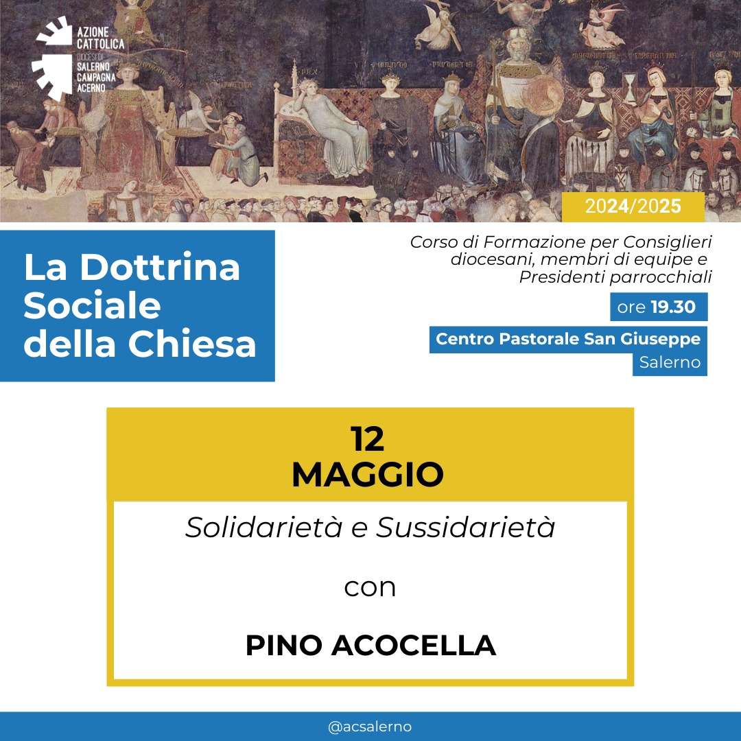 Dottrina Sociale 12-05-25